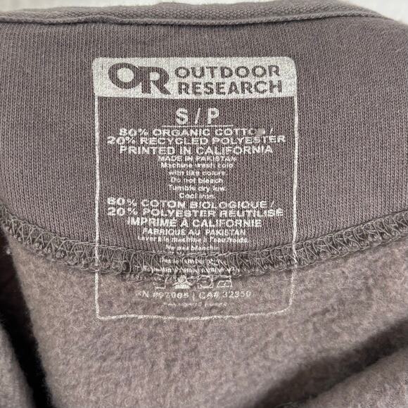 Outdoor Research OR Advocate Stripe Logo Unisex Hoodie Size Small - Picture 3 of 3